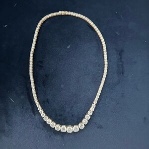 Elegant 14k Gold plated Necklace with Cubic Zirconia